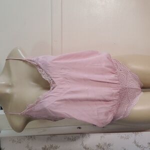 Free People Intimately Satin Lace Bodysuit Size M